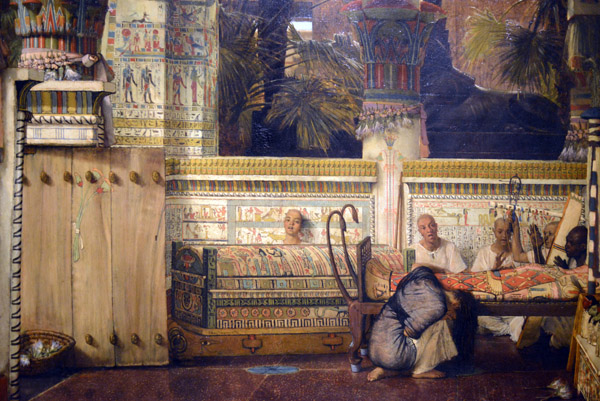 The Egyptian Widow, Lawrence Alma-Tadema, 1872