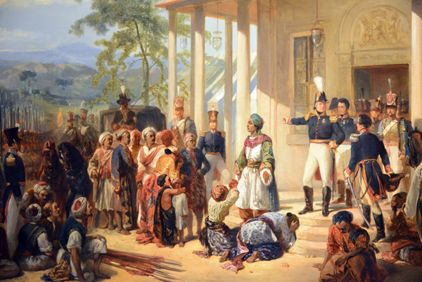The Arrest of Diepo Negoro by Lt. Gen. Baron de Kock, Nicolaas Pieneman, ca 1830-1835