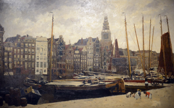 The Damrak, Amsterdam, George Hendrik Breitner, ca 1903