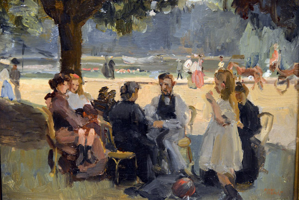 In the Bois de Boulogne near Paris, Isaac Israels, ca 1906