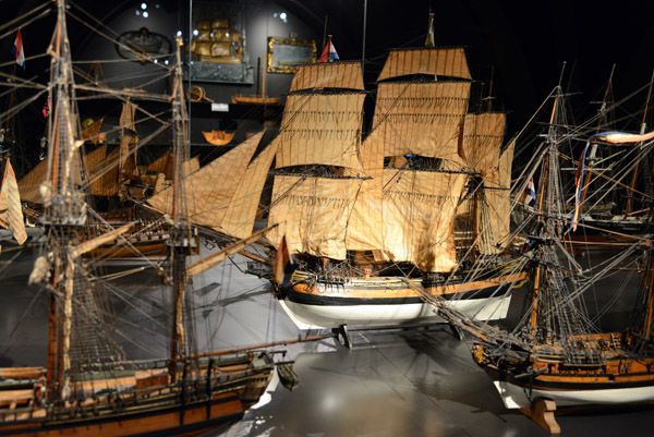 Model of the polakker Daedalus, ca. 1815-1850