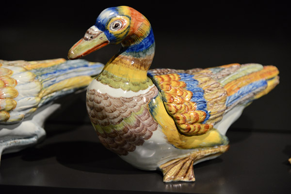 Terrine in the form of a duck, ca 1760-1775
