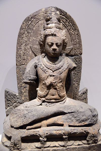 The bodhisattva Manjushri, Central Java, 9th C. 
