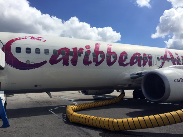 Caribbean Airlines B737 (9Y-TAB) at GEO