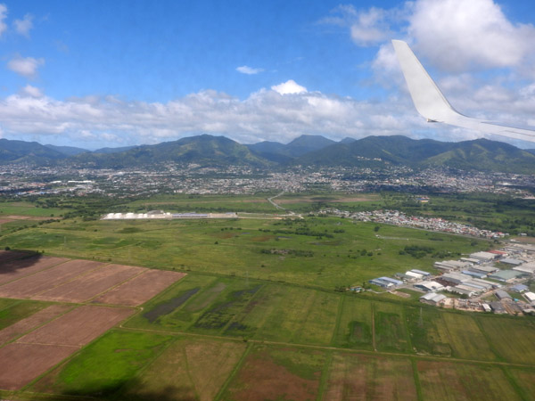 On final landing to the east in Trinidad