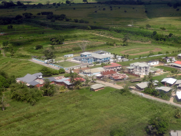 Village near the airport in Trinidad