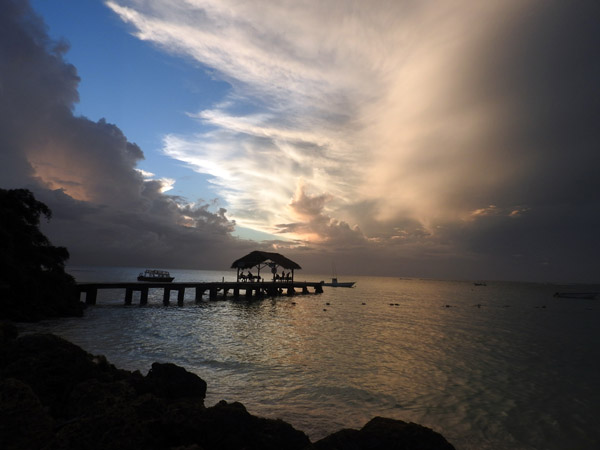 Pigeon Point pier, Tobago