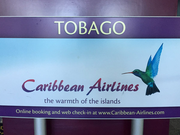 Caribbean Airlines shuttle flight to Tobago