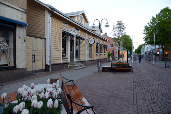 Torggatan pedestrian zone, Mariehamn, land