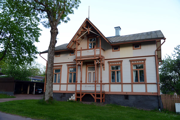 Well kept wooden house, Mariehamn, land Islands