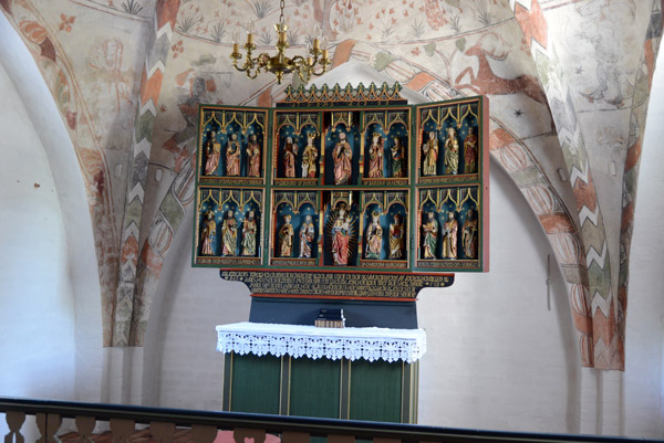 The three-winged altarpiece, ca 1475, Vester Kirke, Ls