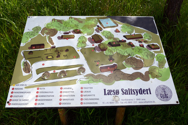 Map of the Ls Saltsyderi - Saltworks