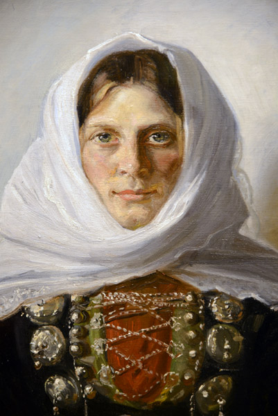 Ls woman in national dress, Michael Ancher, Ls Museum