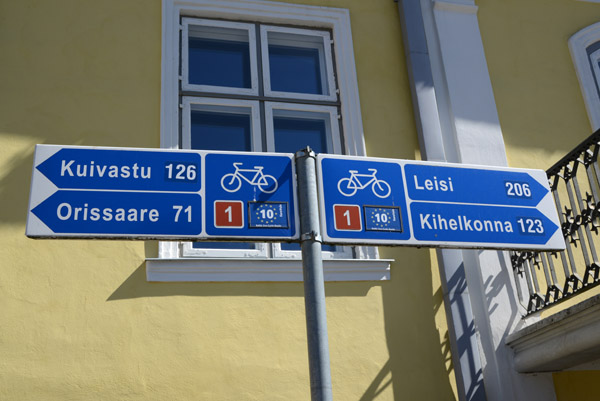 Euro bike route 10, Estonia bike route 1, Kuressaare