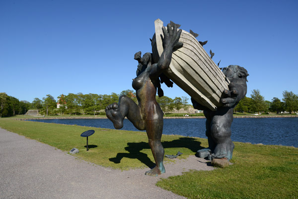 In Estonian mythology, Tll the Great was a giant who lived on Saaremaa with his wife Piret