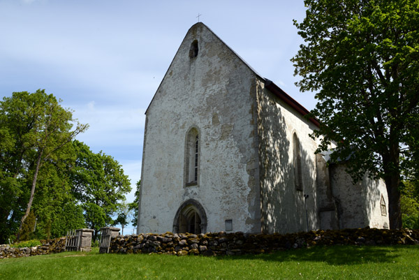 Karja kirik, late 13th/early 14th C., Linnaka, Saaremaa