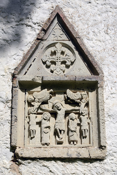 Medieval stone sculpture, Karja Church, Saaremaa