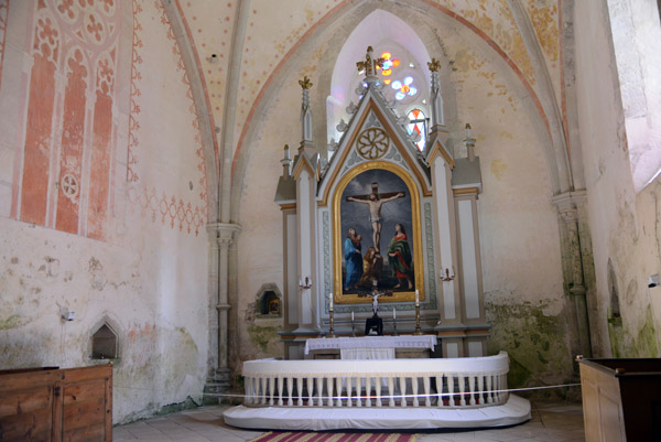 Interior of Karja Church, Linnaka, Saaremaa