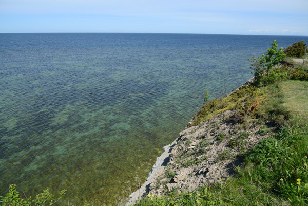 Clear water of the Baltic Sea off the Panga Cliffs, Saaremaa