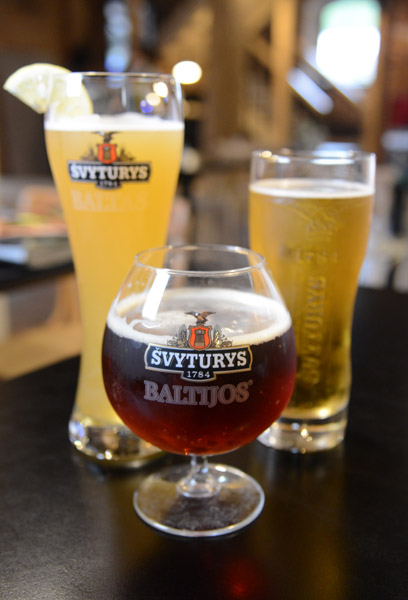 vyturys beers at Katpėdėlė Restaurant