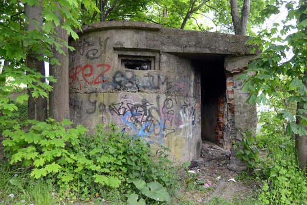 Bunker of Kurmarkas Bastion left over from World War II, Klaipeda