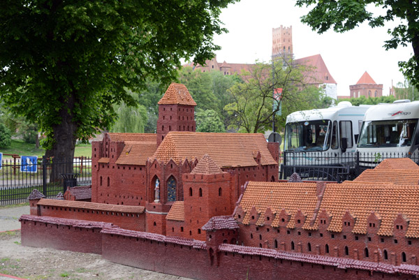 Model of Malbork Castle