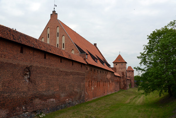 Eastern wall of the outer defenses, Malbork Castle