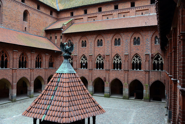 Courtyard of the Hochburg - High Castle, Marienburg