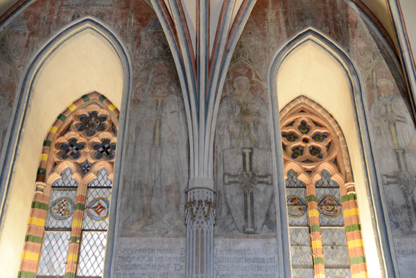 Arched windows of the Chapter House, Malbork Castle