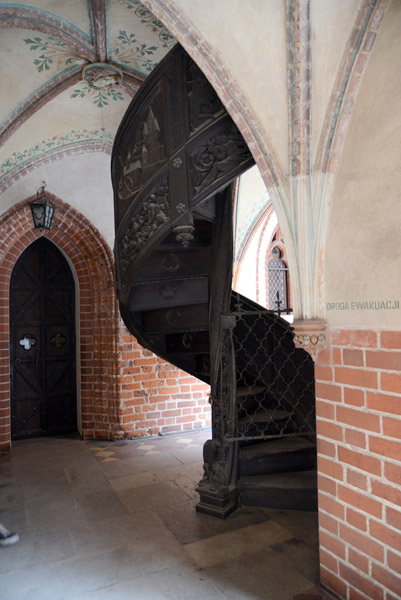 Circular staircase, High Castle, Marienburg