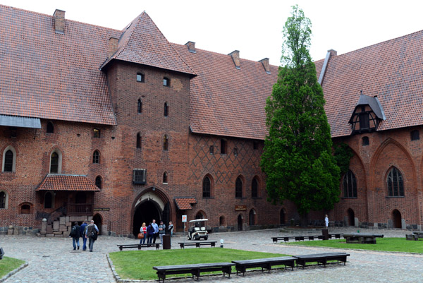 Courtyard of the Mittelschloss - Middle Castle, Malbork Castle