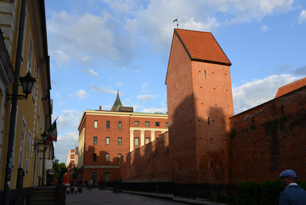 Trokņu iela, old city wall, Riga