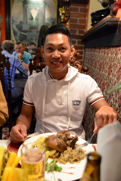 Dennis at dinner, Restauracja Gdańska