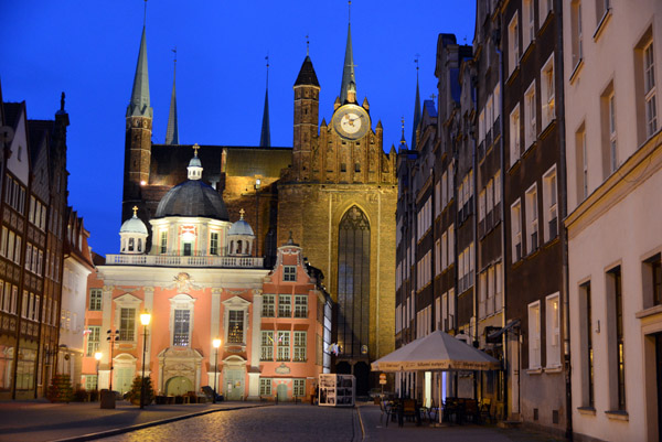 Kaplica Krlewska - Royal Chapel with St. Mary's Basilica, Gdańsk