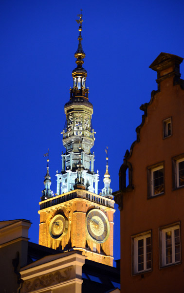 Clock Tower of Gdańsk Town Hall
