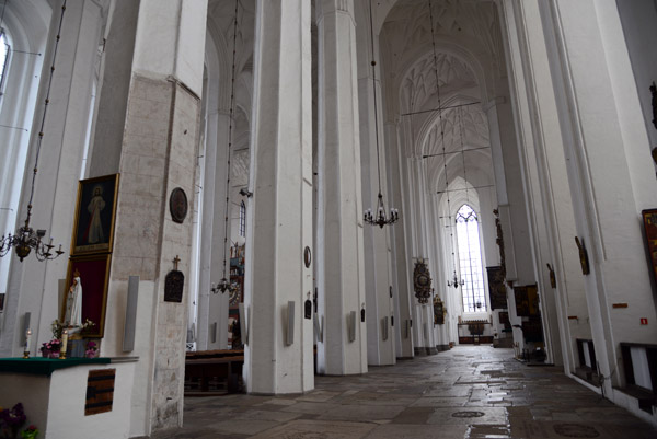 Right aisle of St. Mary's Church, Gdańsk