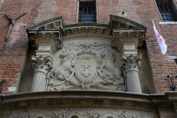 Coat of Arms of the City fo Gdańsk, 1768,  old city hall