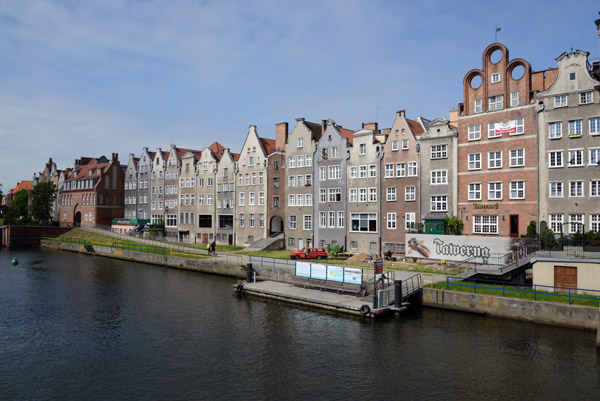 Long Embankment south of the Green Bridge, Gdansk