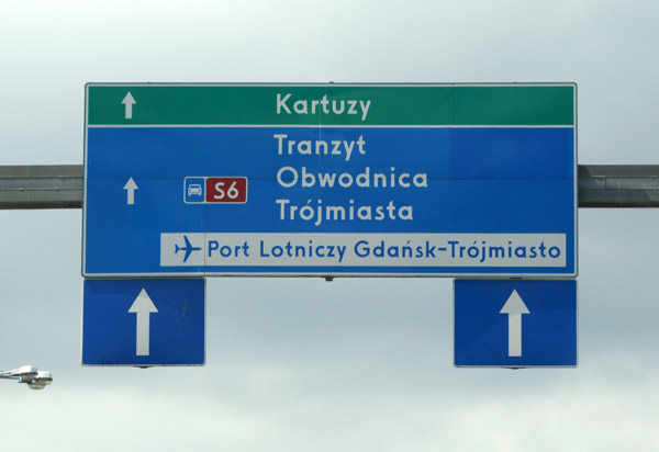 Motorway to the Grańsk Tricity Airport - Port Lotniczy Gdańsk-Trójmiato