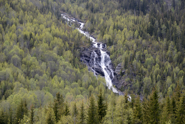 Waterfall, Nedre Kjoshaugslettet, Vestringsvegen (Fv355