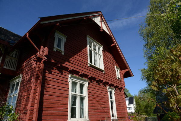 Knut's old red Norwegian house, Gjvik