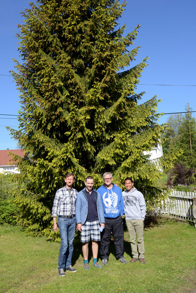 Ralph, Christian, Knut and Dennis in Gjvik