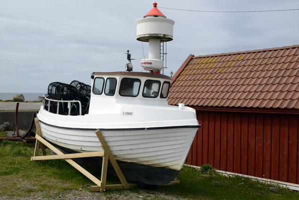 Small coastal fishing boat, Kvassheim marina, Brusand