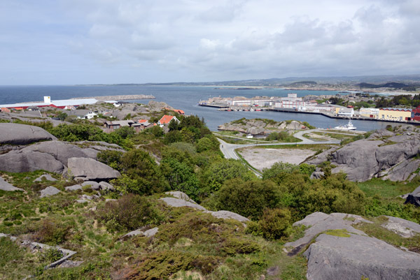 View of Sirevg Havn from the German WWII fortifications