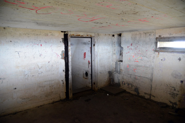 Doorway leading into the bunker complex at Sirevg