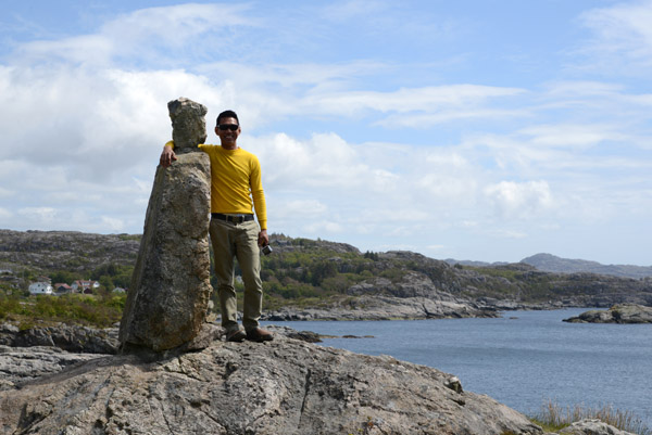 Rough-stone sculpture, Sokndalsveien Rasteplass