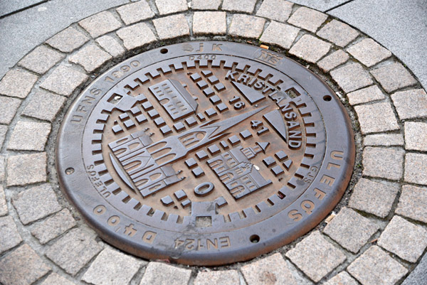 Manhole Cover - Kristiansand, 1990