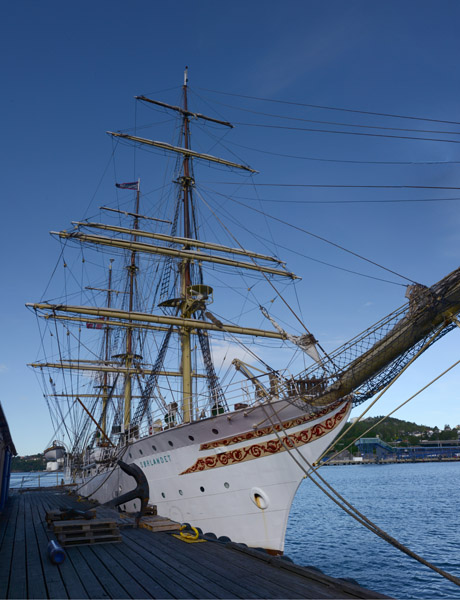 Full-Rigged Tall Ship Srlandet, Kristiansand