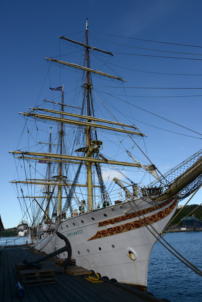 Srlandet is one of 3 remaining Norwegian tall ships