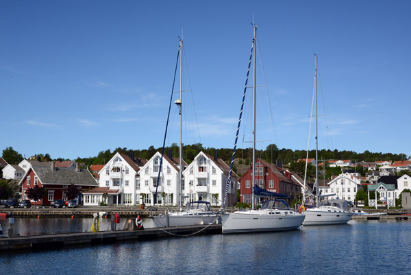 Sailboats in Lillesand Gjestehavn